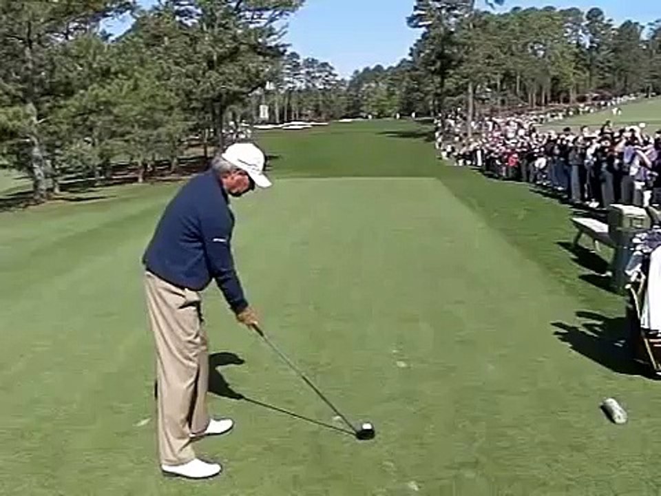 FRED COUPLES SLOW MOTION 3RD HOLE MASTERS 2009