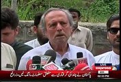 Justice Wajihuddin & Hamid Khan Media Talk After Meeting Imran Khan