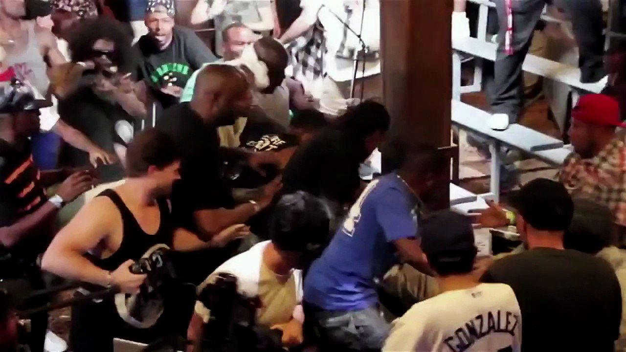 Dizaster punches Math Hoffa to Yakety Sax (Benny Hill Theme)