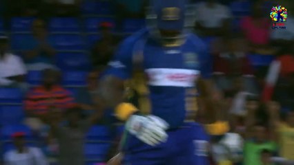 TAB HAND Maybe not even Usain Bolt could catch Tabraiz Shamsi after he's taken a wicket! The spinner was St. Kitts & Nevis Patriots' main man as they thumped the Barbados Tridents, and didn't he enjoy it