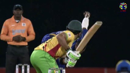 Talk about being fired up! #CPL15 must be reaching the business end, hey Kieron Pollard