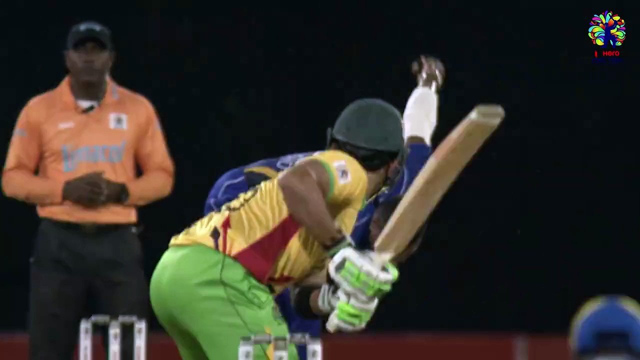 Talk about being fired up! #CPL15 must be reaching the business end, hey Kieron Pollard