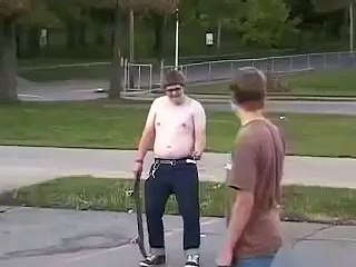 funny fat kid dancing