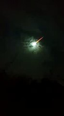 Luz verde o meteorito en el Cielo de Buenos Aires Argentina