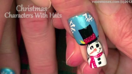 下载视频: 3 Nail Art Tutorials   DIY Easy Christmas Nails!   Snowman & Penguin Design!