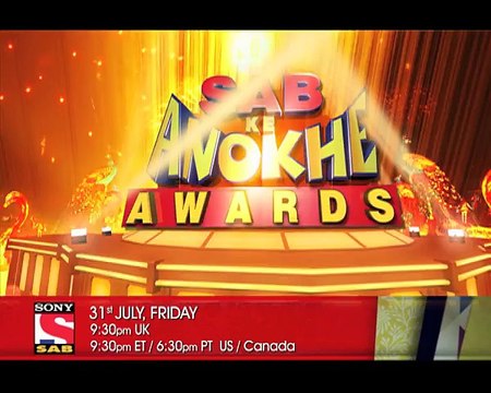 SAB Ke Anokhe Awards 2015 - Jetha And Bharti _ SAB KE ANOKHE AWARDS 2015 _ SAB TV