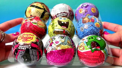 Chupa Chups TOYS SURPRISE AngryBirds, Masha and the Bear, MyLittlePony MonsterHigh Disneycollector