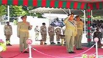 Passing out parade of 123rd PMA Long Course held at Pakistan Military Academy Kakul