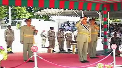 Passing out parade of 123rd PMA Long Course held at Pakistan Military Academy Kakul
