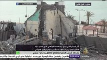 الدمار الذي حل بمنطقة التواهي إثر اشتباكات الحوثيين والمقاومة الشعبية في عدن