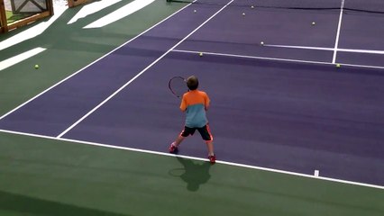 Tennis Ball Machine Drill