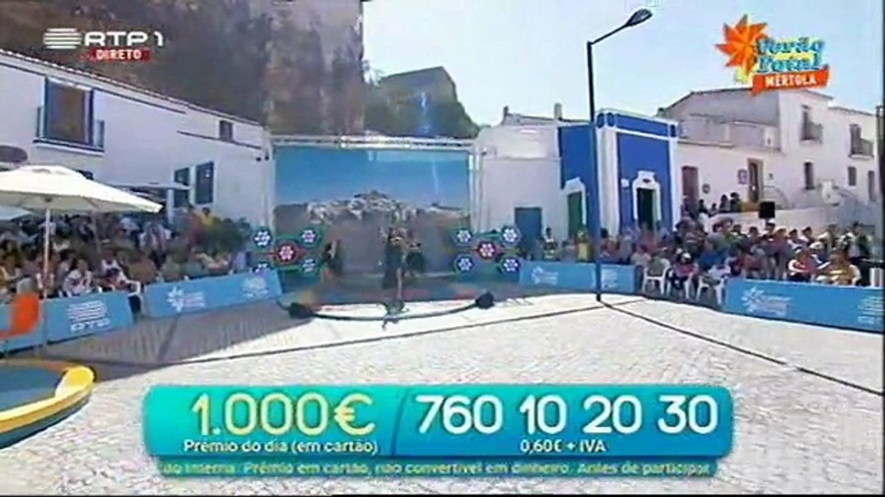 Paula Soares no verao total da rtp em mertola com o tema - chikitam