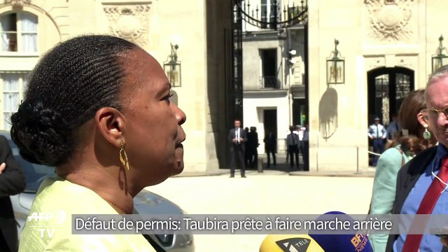 Défaut de permis: Taubira prête à faire marche arrière