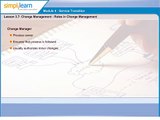 Simplilearn: Roles in Change Management | ITIL V3F Certification Training Online