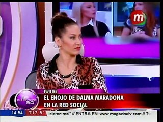 El enojo de Dalma Maradona