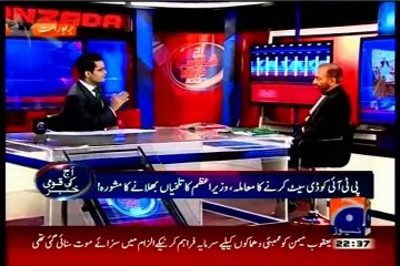 GEO Aaj Shahzaib Khanzada Kay Sath with MQM Dr Farooq Sattar (29 July 2015)