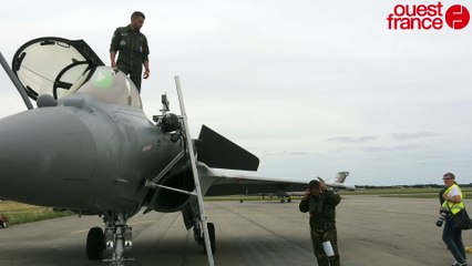 Entraînement du Rafale avant meeting sur Pornic