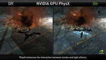 NVIDIA PhysX/without PhysX Comparrison