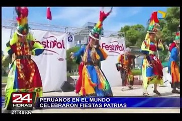 Peruanos en el mundo celebraron Fiestas Patrias
