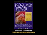 [Download PDF] Pro-Sumer Power II How to Create Wealth by Being Smarter Not Cheaper and Referring Others to Do the Same