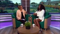Serena Williams Tennis Channel Interview with Mary Carillo after winning Wimbledon 2015