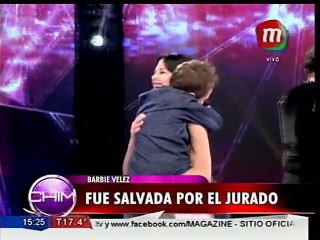 La alegría de Barby Vélez, salvada por el jurado