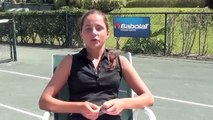 Olga Gaistruk - high school tennis player - college recruiting video