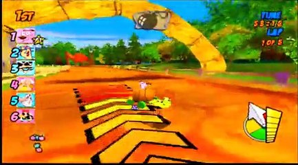 Cartoon Network Racing PS2 Courage And Suzy Gameplay
