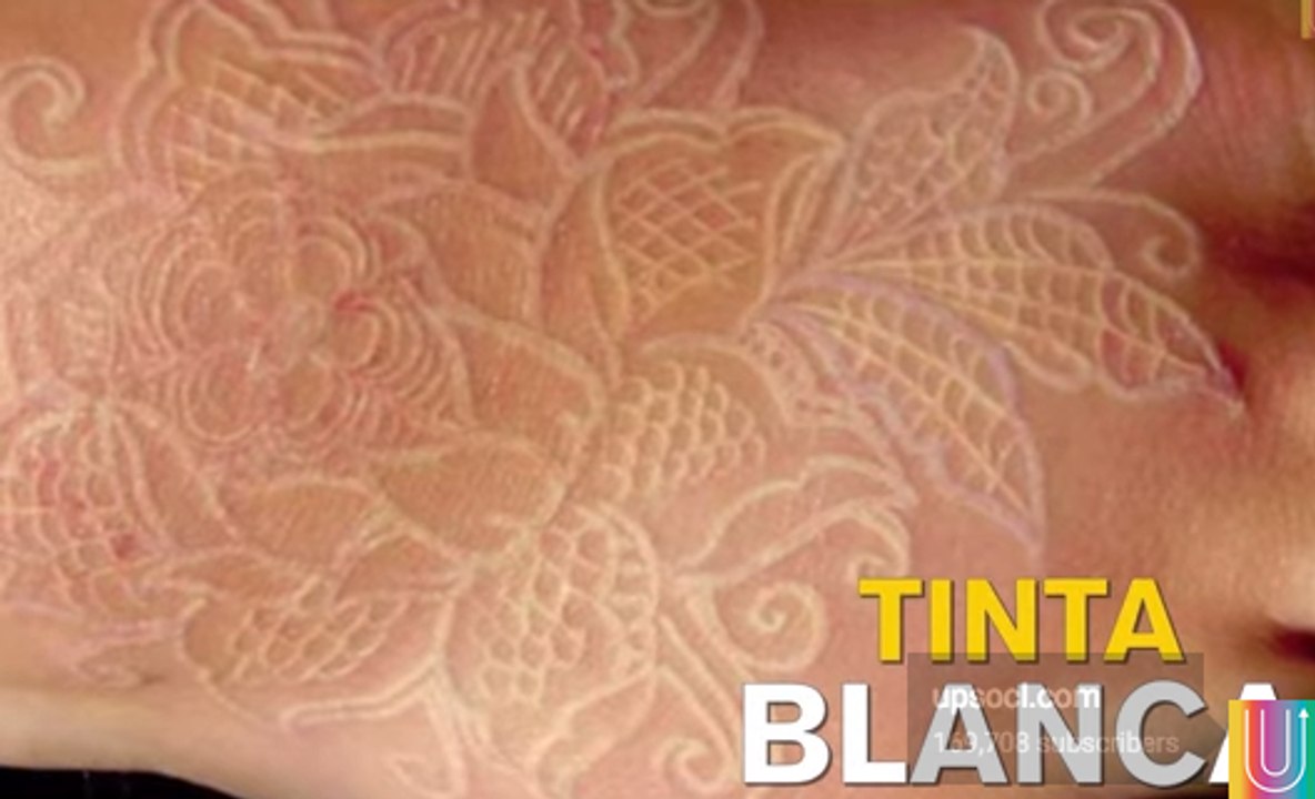 Así luce la nueva tendencia de tatuajes con tinta blanca