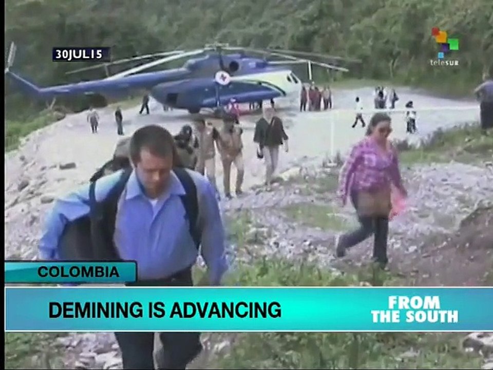 Colombia: Spirits High in Countryside with De-Mining