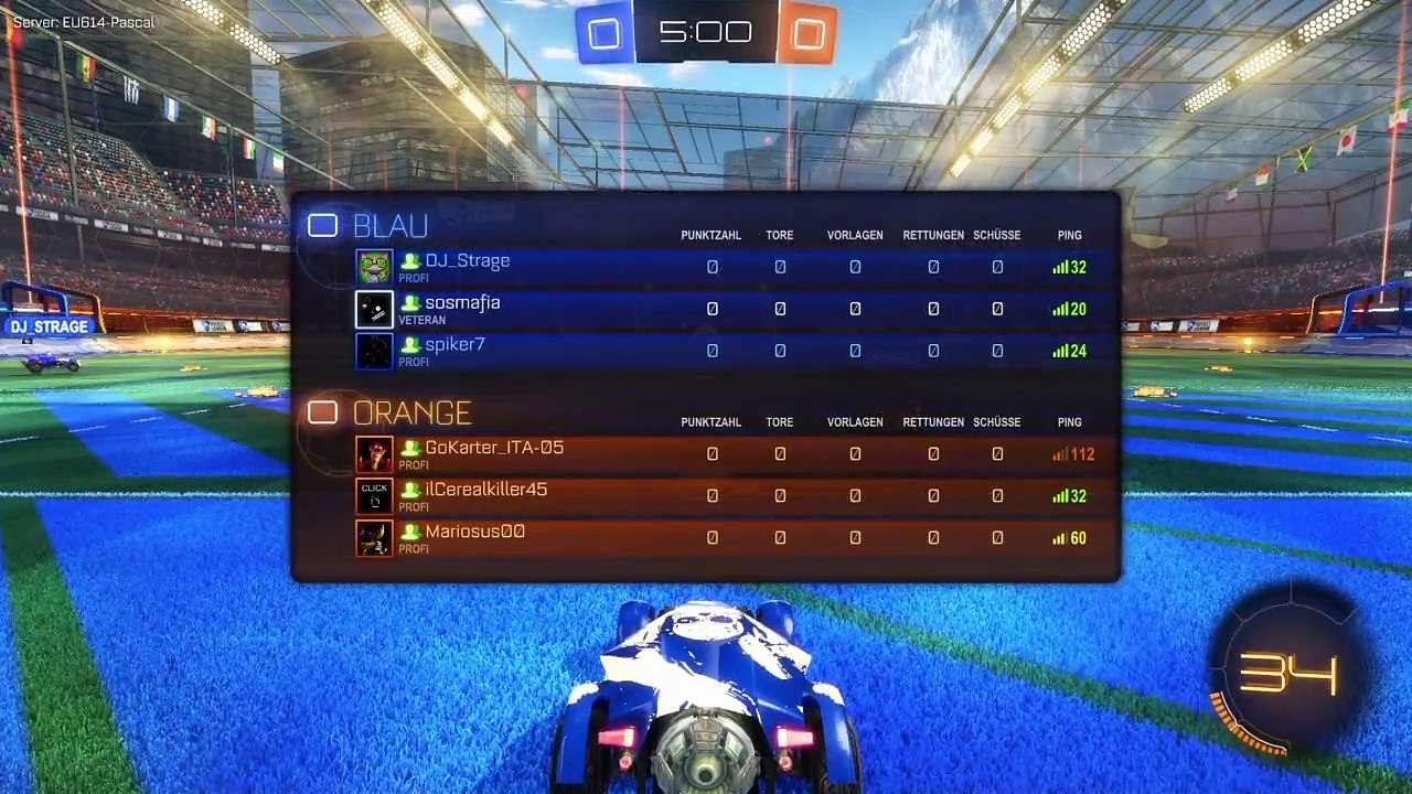 Rocket League - German / Italia vs Italia - Bella Bella Goal Goal Goal Gameplay#14