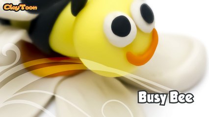 Busy bee - Polymer clay tutorial  نحلة - تشكيل صلصال للأطفال