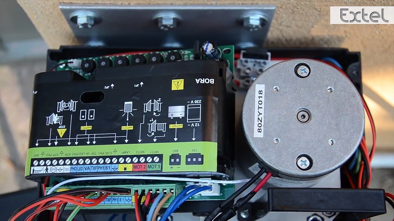 Branchement des photocellules EXTEL