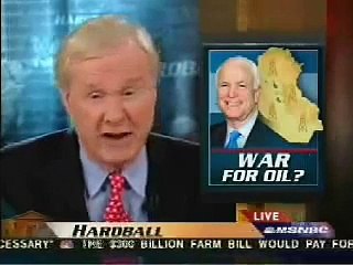 John McCain admits Iraq War was over oil?