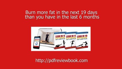 Lean in 19 extreme fat loss plan Gavin Walsh