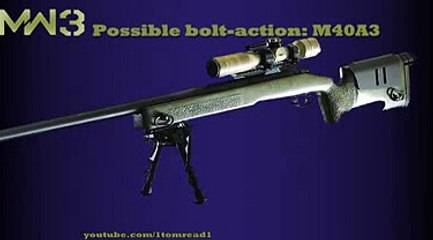 MW3 Gun Analysis - M40A3 (Possible BOLT-ACTION SNIPERS)