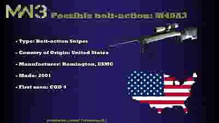 MW3 Gun Analysis - M40A3 (Possible BOLT-ACTION SNIPERS)