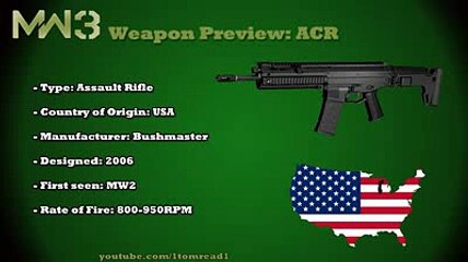 MW3 Gun Analysis - ACR