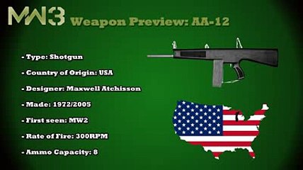 MW3 Gun Analysis - AA-12