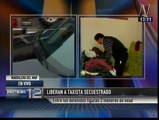 Magdalena: policía rescata a taxista secuestrado en una vivienda