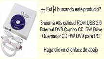 Bheema Alta calidad ROM USB 2.0 External DVD Combo CD  RW Drive Quemador CD RW DVD para PC