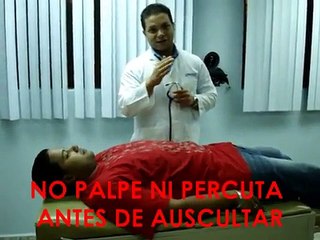 Los Verdes y Rojos del Examen Fisico (Abdomen con Audio)