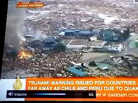 TSUNAMI HITS JAPAN March 10, 2011 زلزال في اليابان و تسونامي