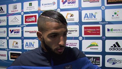 Après Bourg-en-Bresse - HAC, réaction de Issam Chebake
