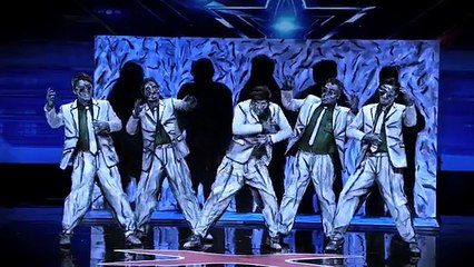 Animation Crew Dancers Pop and Lock to Michael Jackson Tune America's Got Talent 2015