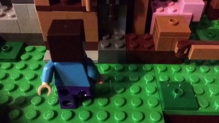 The first night minecraft stop motion animation