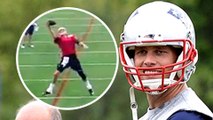 Tom Brady Catches TD Pass One-Handed from Julian Edelman