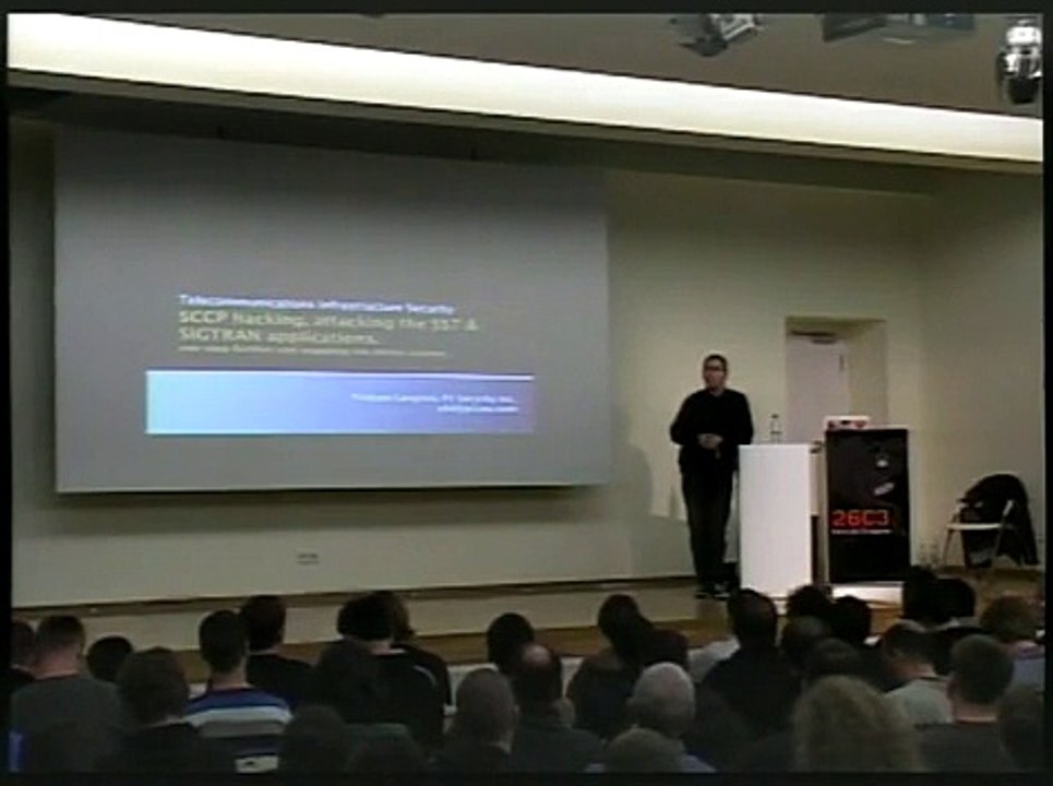 26C3: SCCP hacking, attacking the SS7 & SIGTRAN 1/6