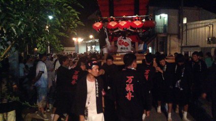 万願寺夏祭り・宵宮(八尾市）/平成２７年７月２５日 Manganji Summer Festival (July 25, 2015)  in Yao city of Osaka, Japan