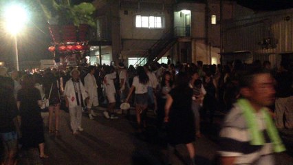 万願寺夏祭り・宵宮(八尾市）/平成２７年７月２５日 Manganji Summer Festival (July 25, 2015)  in Yao city of Osaka, Japan